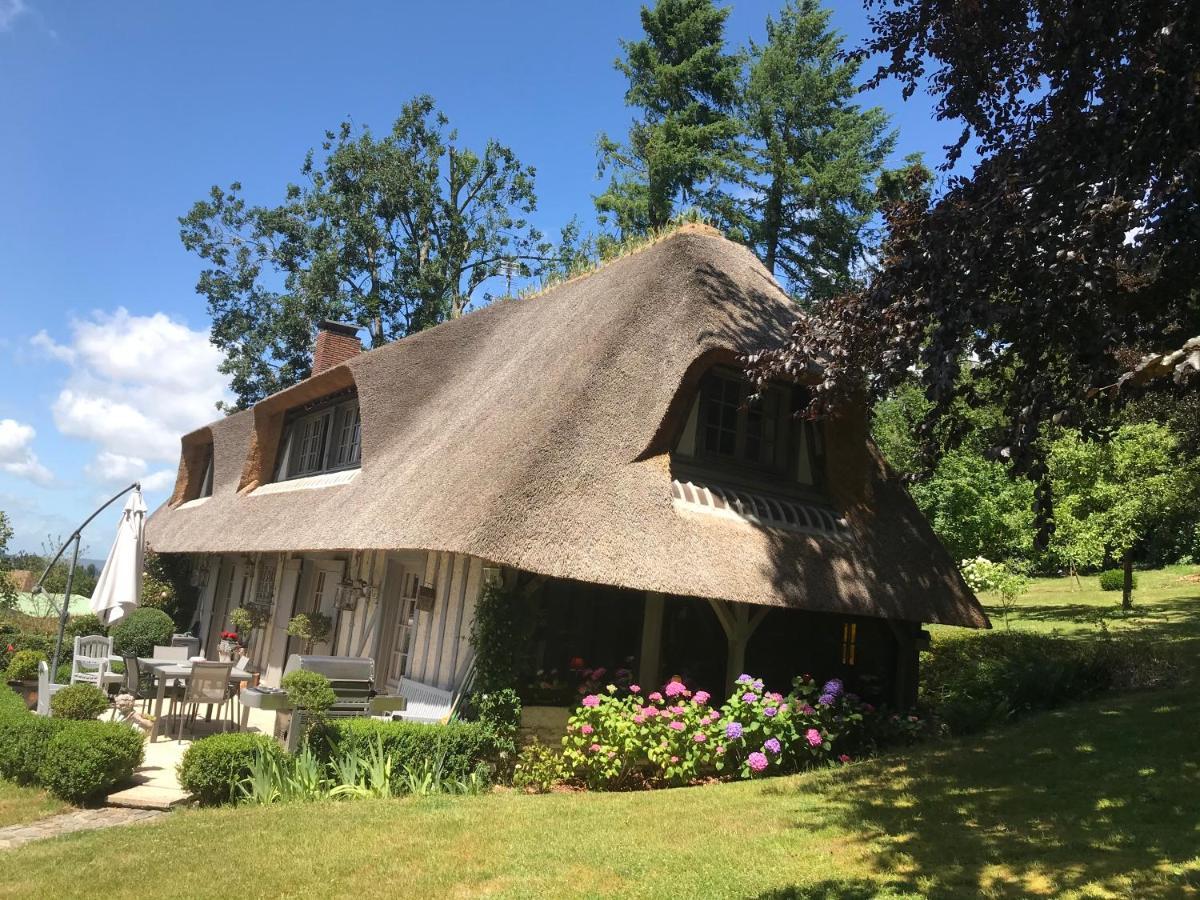 Les Chaumieres Du Pays D'Auge Bed & Breakfast Le Breuil-en-Auge Bagian luar foto