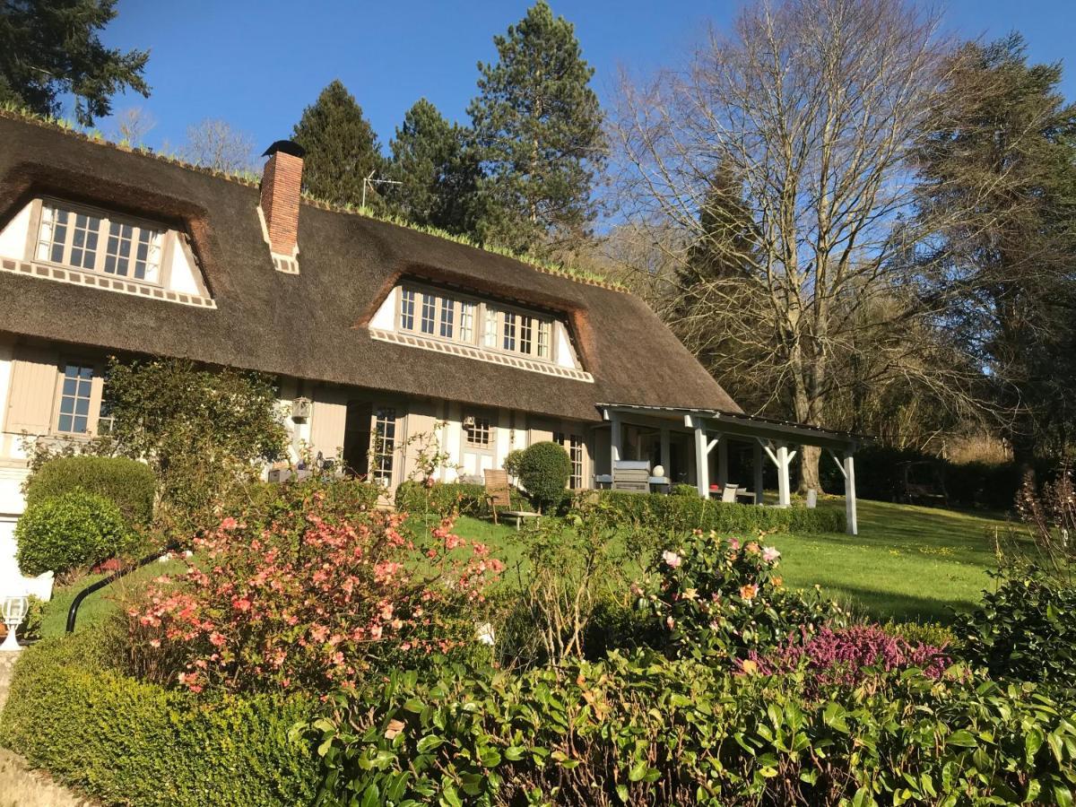 Les Chaumieres Du Pays D'Auge Bed & Breakfast Le Breuil-en-Auge Bagian luar foto